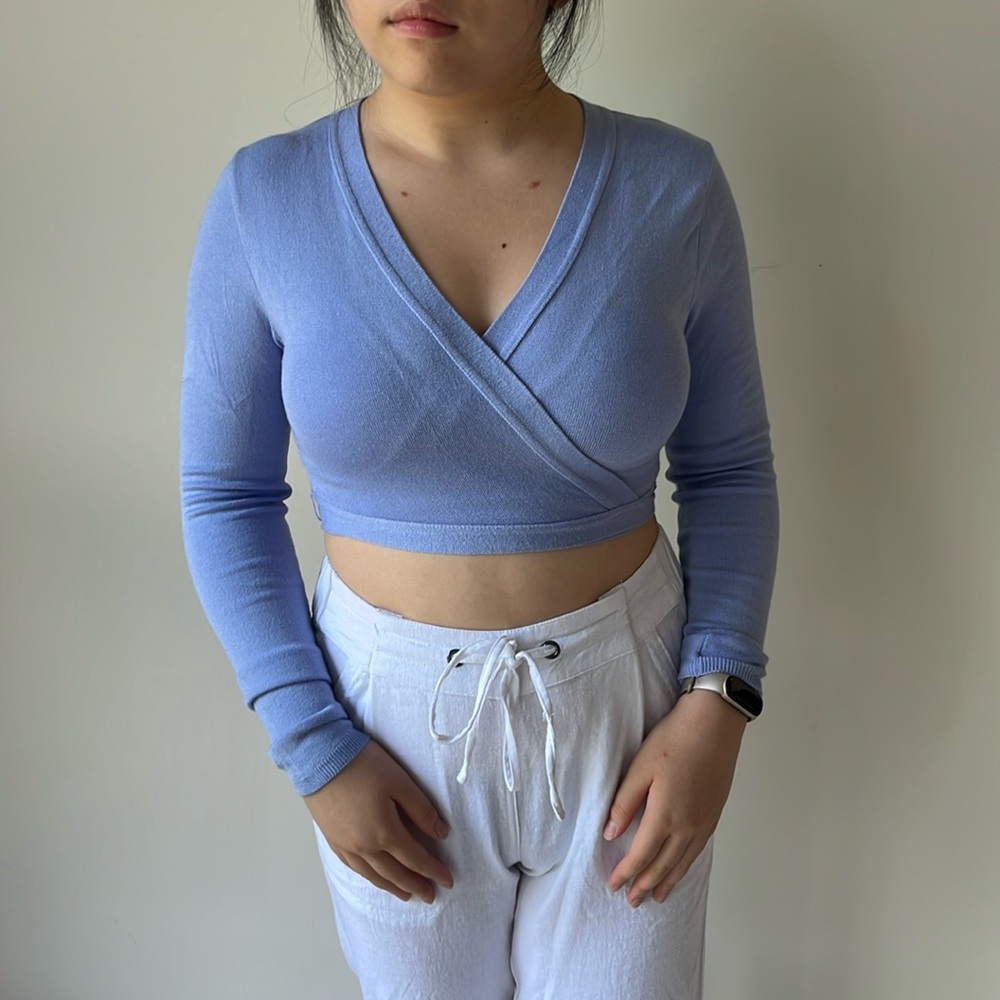Ballet Core Wrap Sweater